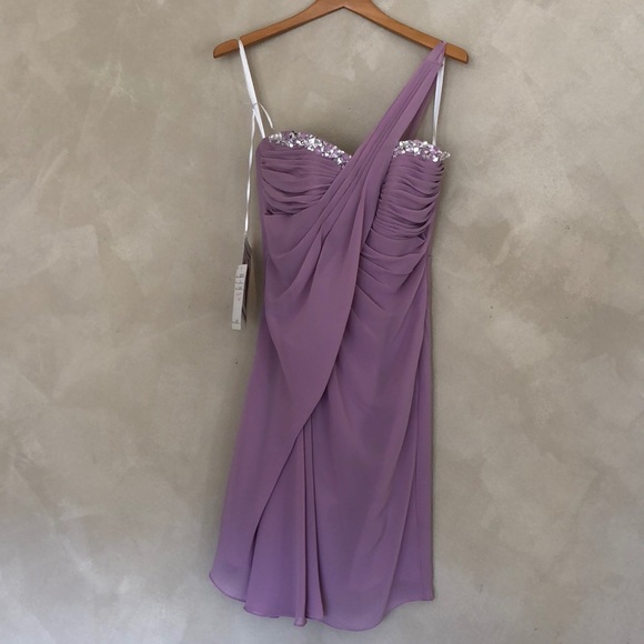 NWT Sorella Vita chiffon homecoming prom cocktail dress 8358 - Picture 3 of 5